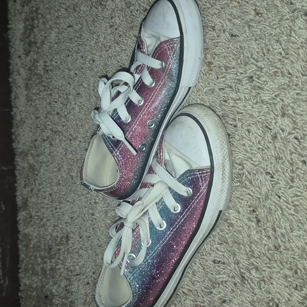 Kids Glitter Converse - Multicolor